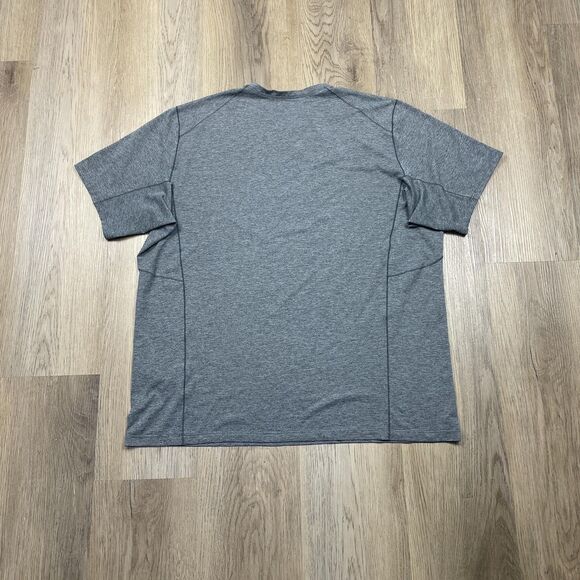 Arc'teryx Shirt Mens XL Gray Bird Logo Graphic Performance Polyester Crewneck - Picture 5 of 8